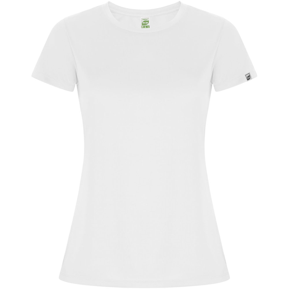Imola sportshirt met korte mouwen voor dames - met logo of onbedrukt bestellen - wit