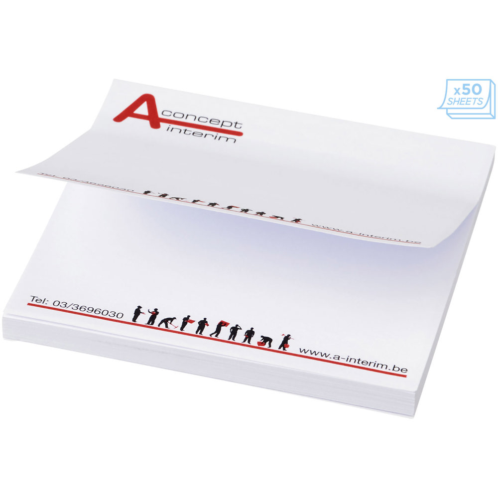 Sticky-Mate® sticky notes 75x75 mm - voor bedrijven en relatiegeschenken