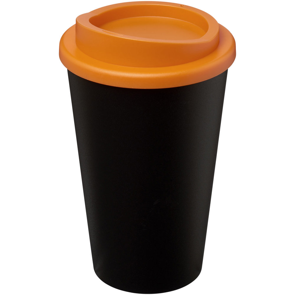 Americano® geïsoleerde beker van 350 ml - kopen of bedrukken - Oranje, Zwart