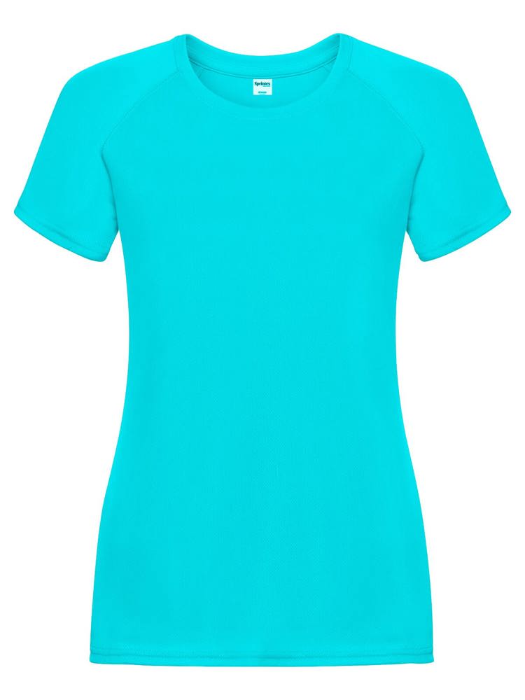 SP Run dames sportshirt, 140 g/m² - kopen of bedrukken - Ocean Blue