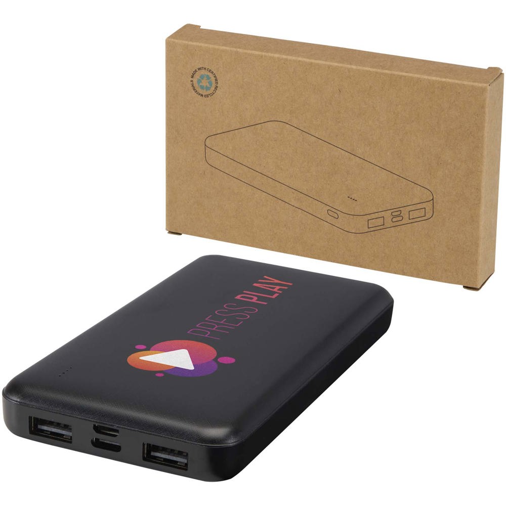 Intan powerbank van 10.000 mAh 10 W van gerecycled plastic