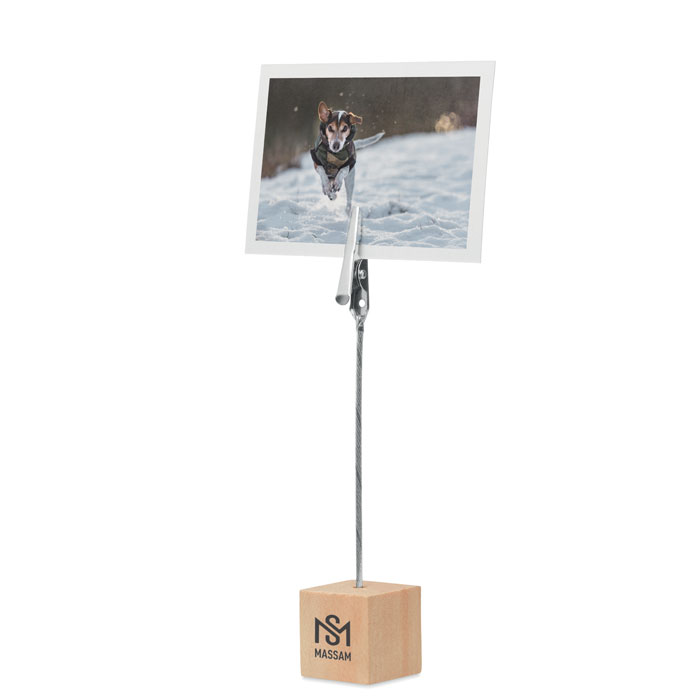 HELLO CLIP - Houten memohouder - kopen of bedrukken