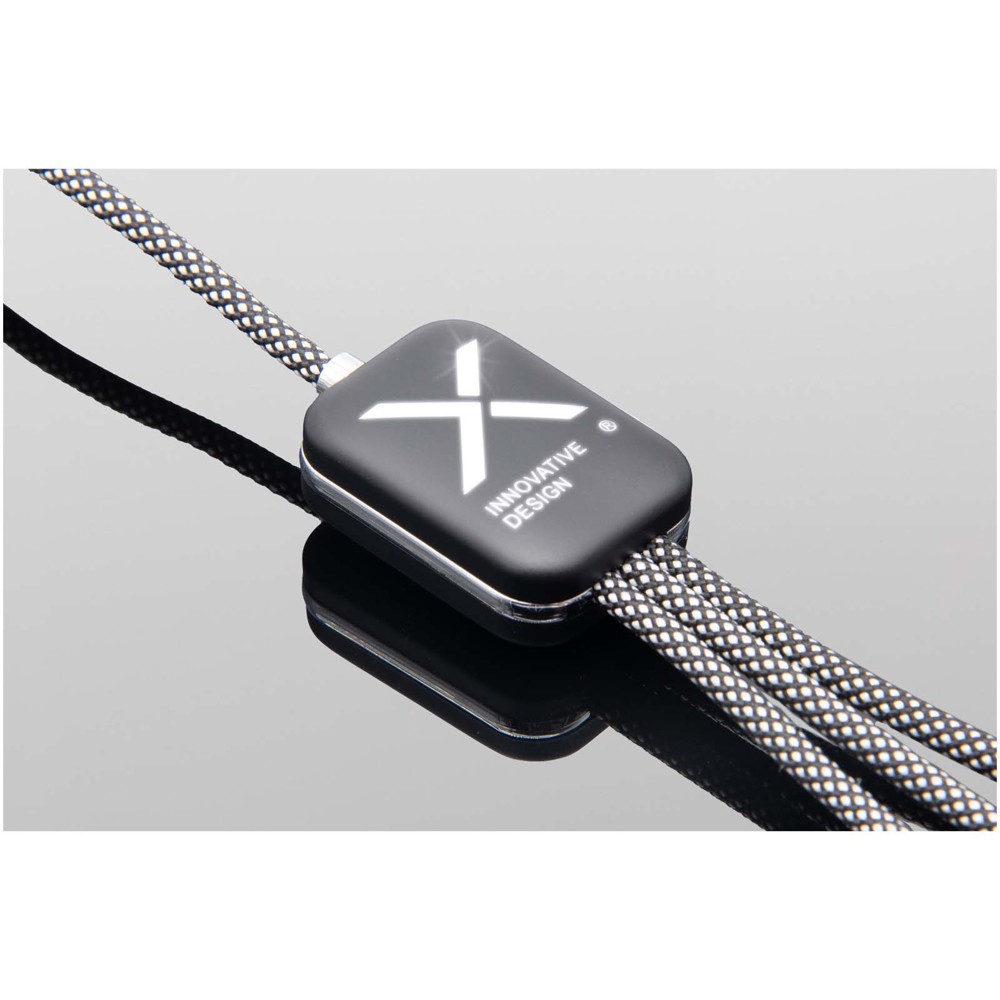 SCX.design C33 60 W Type-C oplaadkabel met dubbel verlicht logo 