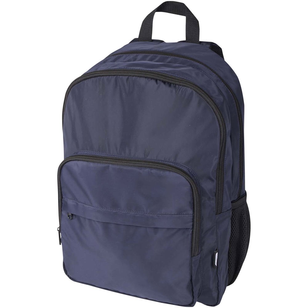 Trend Plus GRS gerecyclede 15,6 inch laptoprugzak 20 l - voor bedrijven en relatiegeschenken - Marineblauw