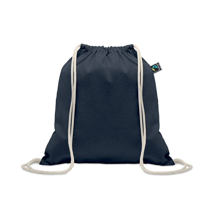 OSOLE DRAW COLOUR - Fairtrade trekkoordtas 180g - kopen of bedrukken - Blauw