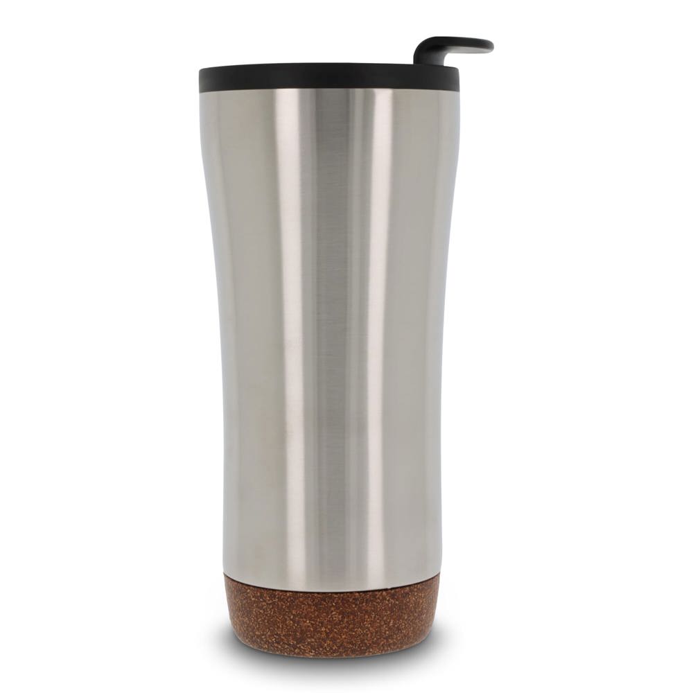 Dubbelwandige thermobeker met kurk onderzijde 480ml