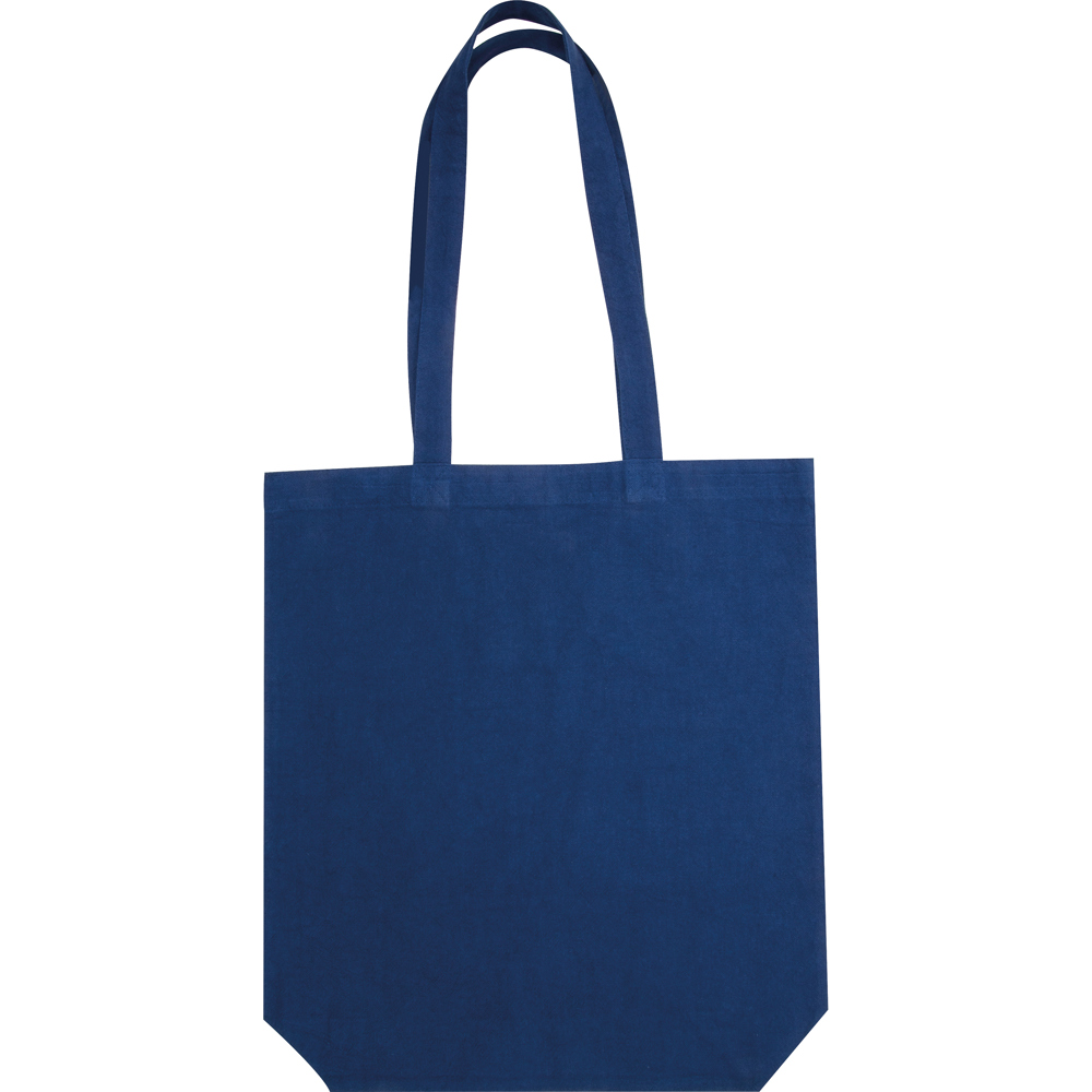 Fairtrade katoenen tas met bodemvouw