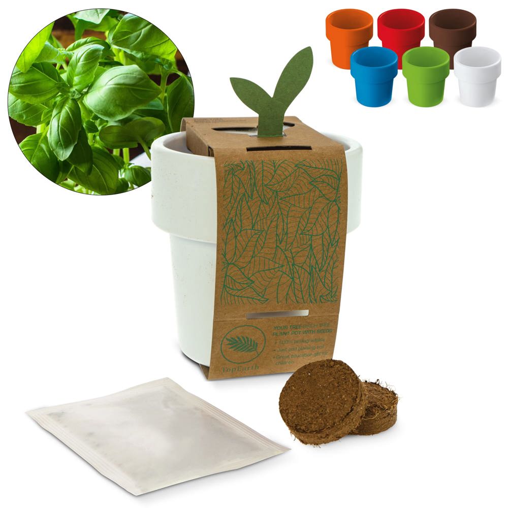 Hot-but-cool beker met basilicum zaadjes - kopen of bedrukken