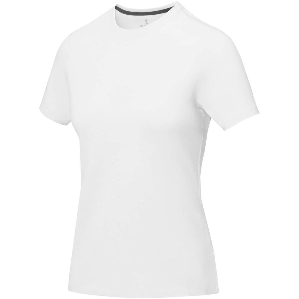 Nanaimo dames t-shirt met korte mouwen - bedrukt of onbedrukt verkrijgbaar - Wit