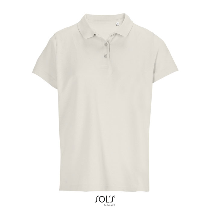 PULSE WOMEN - PULSE DAMES POLO - met logo of onbedrukt bestellen - Gebroken Wit