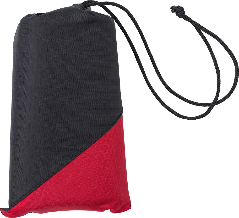 Polyester opvouwbare deken Amal - met logo of onbedrukt bestellen