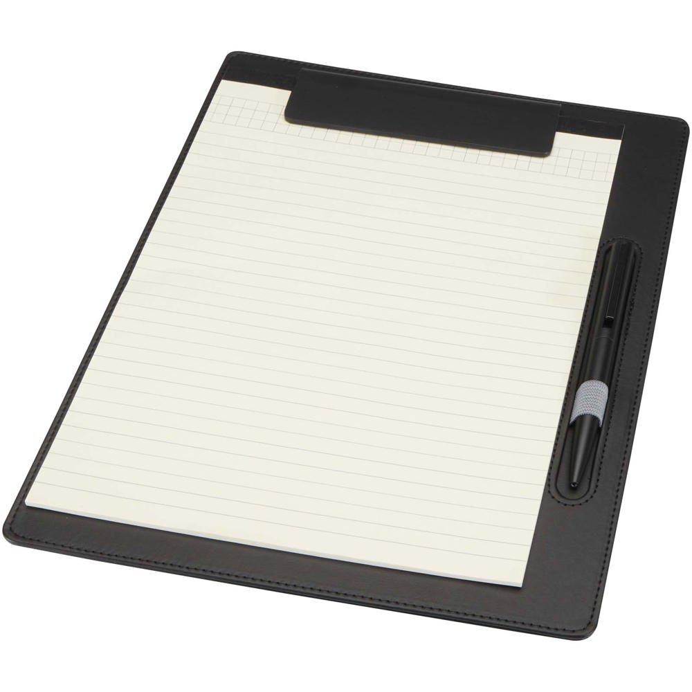 Clast A4 klembord met magnetische sluiting en RCS gerecyclede balpen (zwarte inkt) - voor bedrijven en