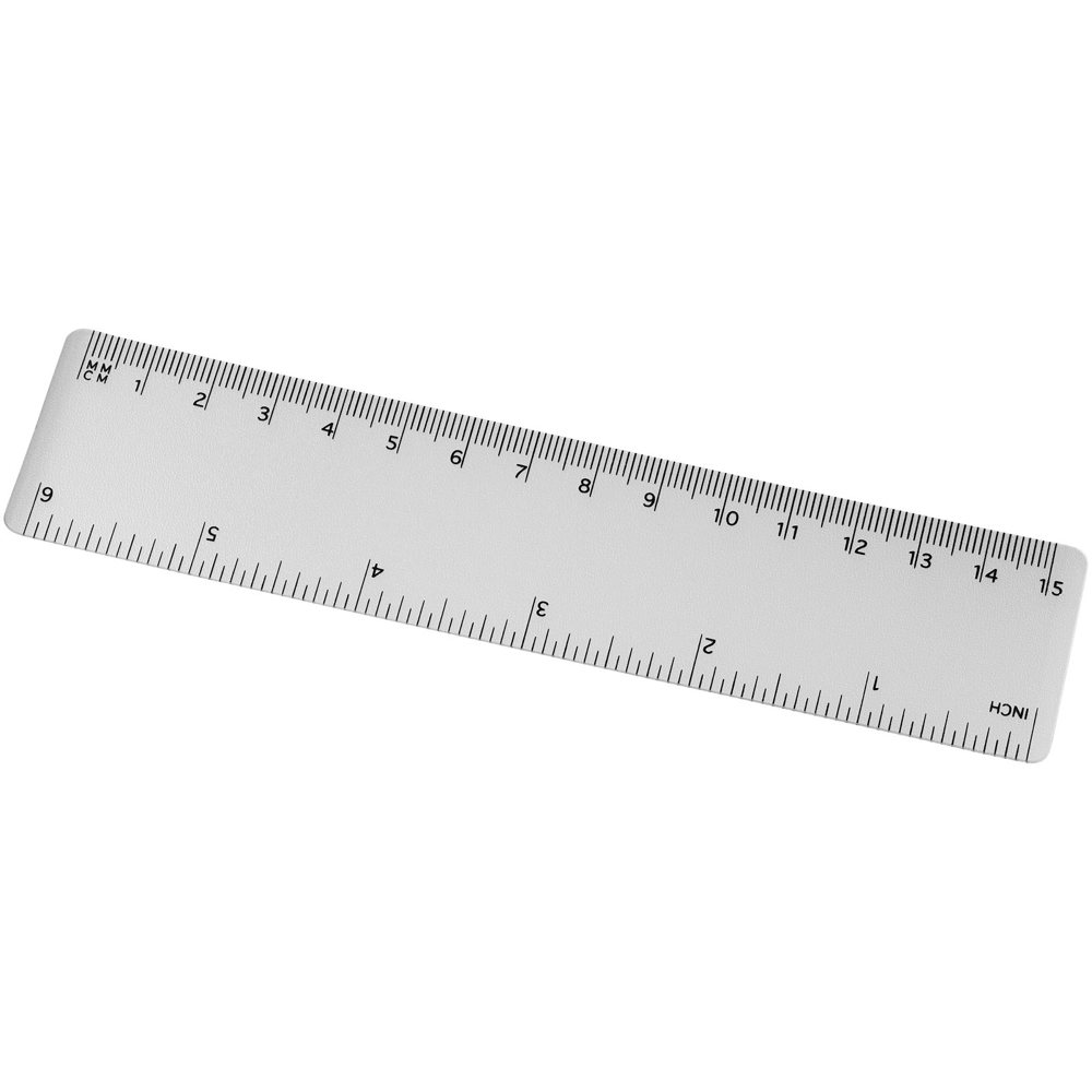 Rothko 15 cm PP liniaal - voor bedrijven en relatiegeschenken - Transparent