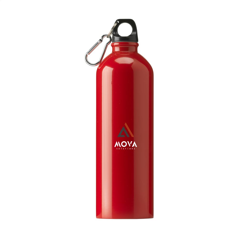 SteelForce RCS Recycled Steel Bottle 750 ml - met logo of onbedrukt bestellen - rood