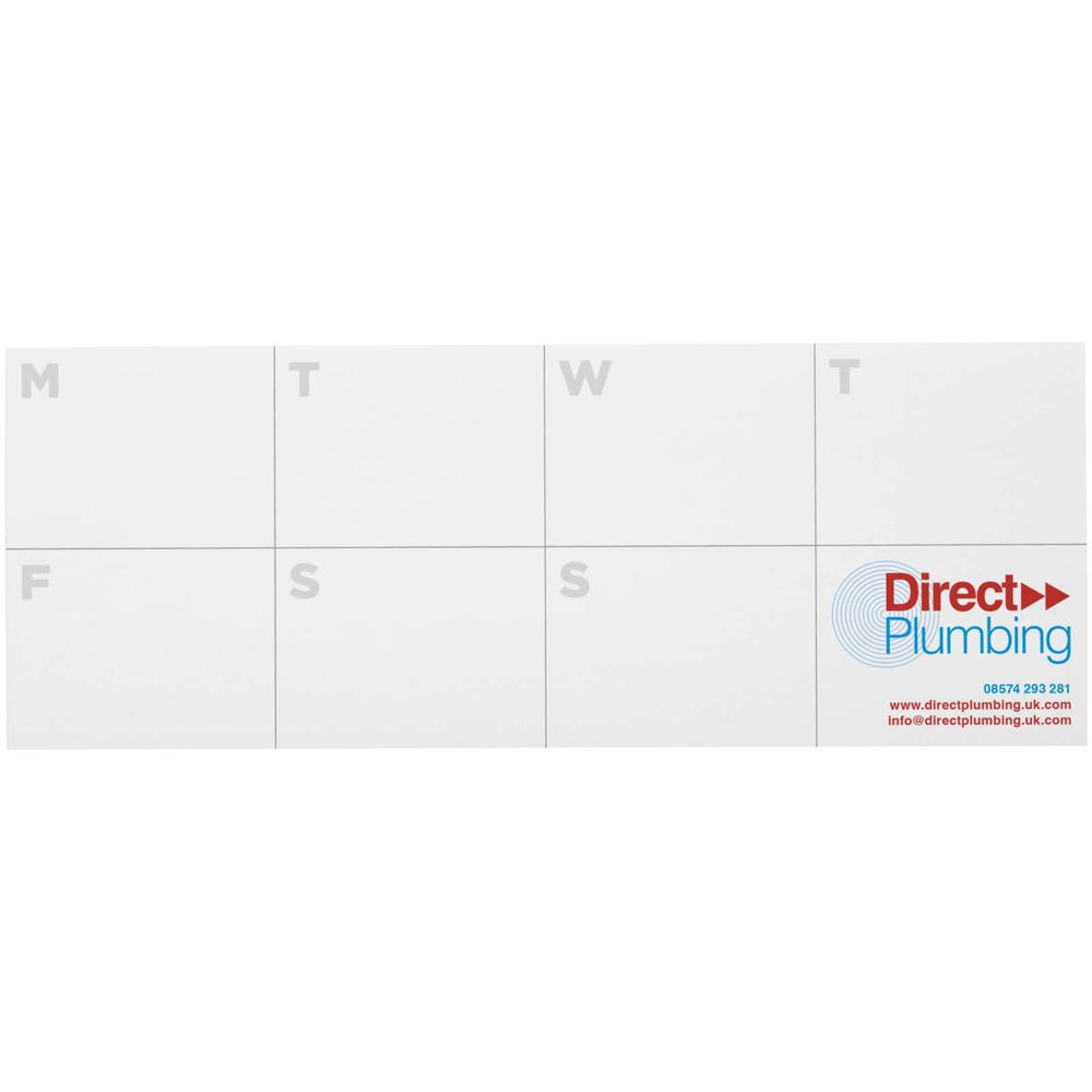 Sticky-Mate® gerecyclede sticky notes met bedrukte planner