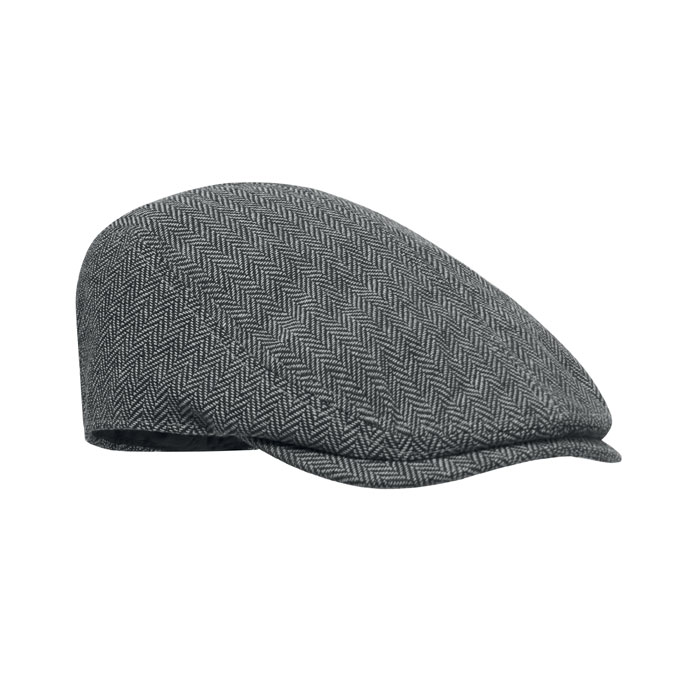 BLIND PEAK - Newsboy platte pet 335g/m² - bedrukt of onbedrukt verkrijgbaar - Grijs