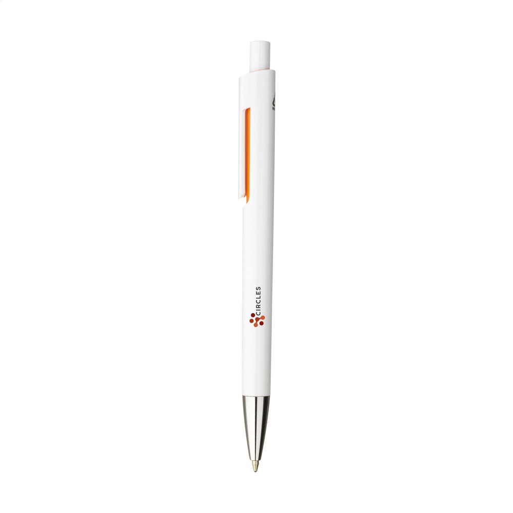 Vista GRS Recycled ABS pennen - oranje (± PMS 021C)