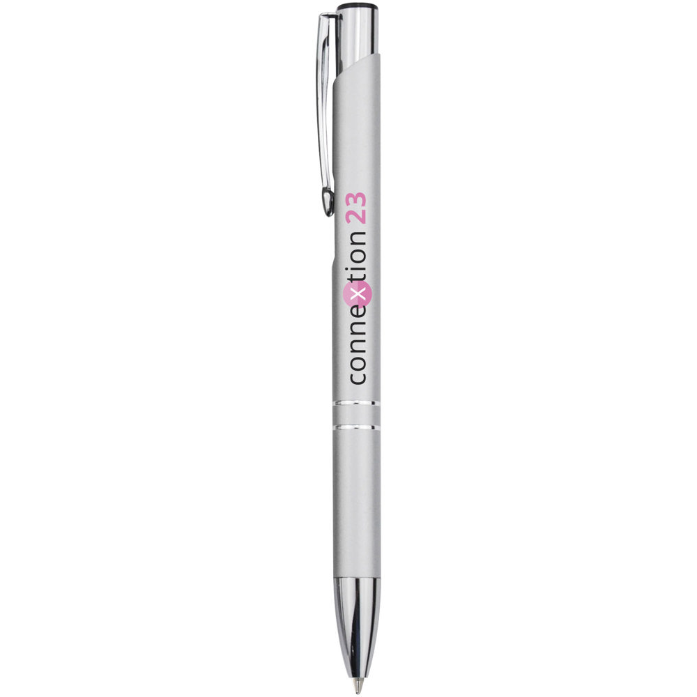 Moneta aluminium balpen (zwarte inkt)