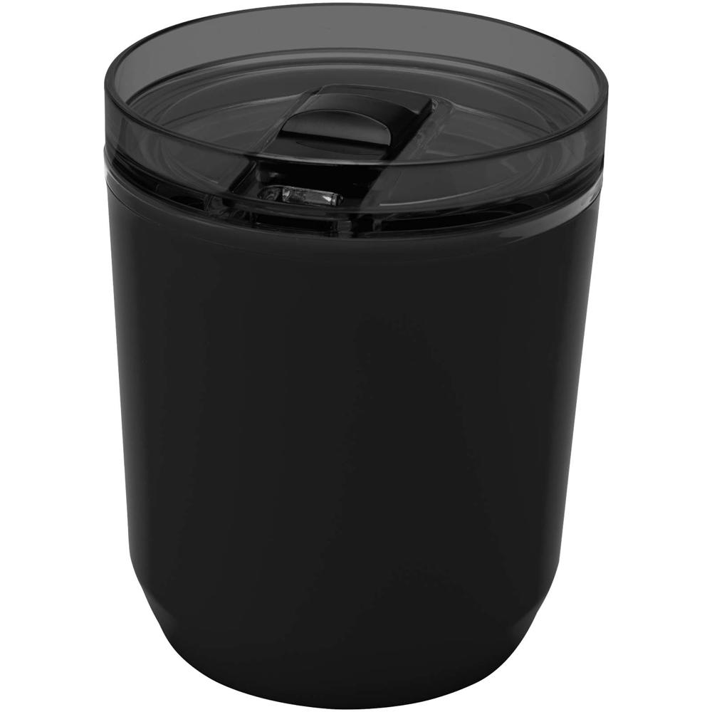 Hudson 180 ml dubbelwandige beker van gerecycled plastic