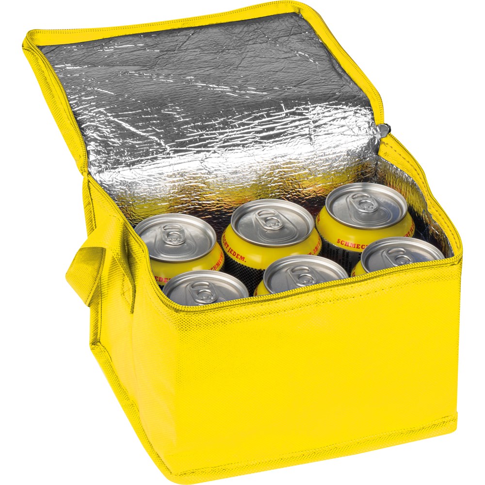 Koeltas non-woven - voor bedrijven en relatiegeschenken - Geel