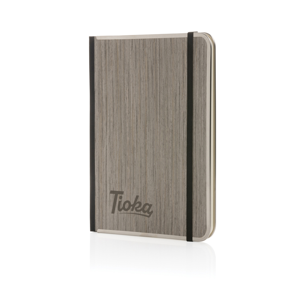 Treeline A5 notitieboek met luxe houten kaft