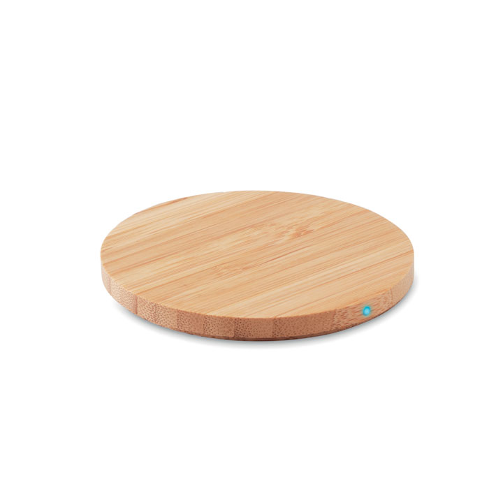 RUNDO LUX - Bamboe draadloze lader 15W