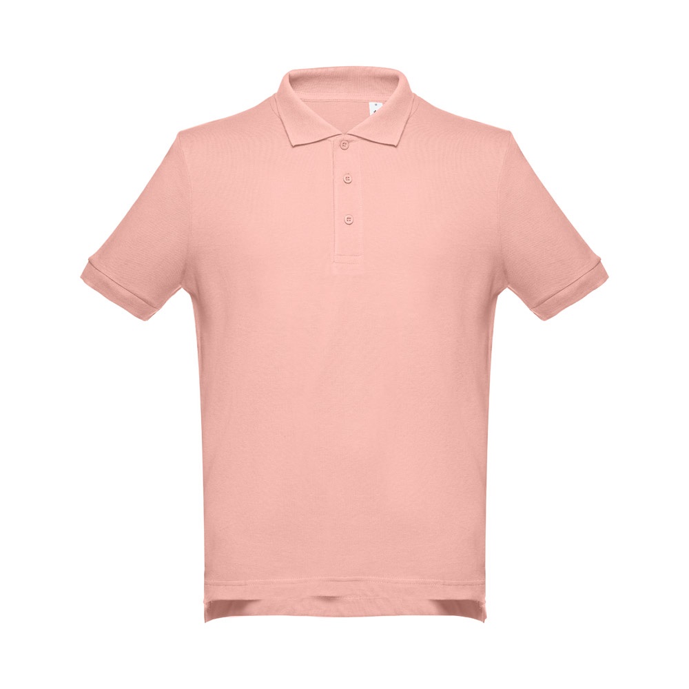 THC ADAM 3XL. Polo t-shirt voor mannen - met logo of onbedrukt bestellen - Zalm kleur