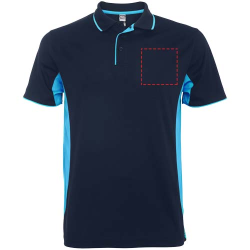 Montmelo 150 g/m² unisex sportpolo met korte mouwen
