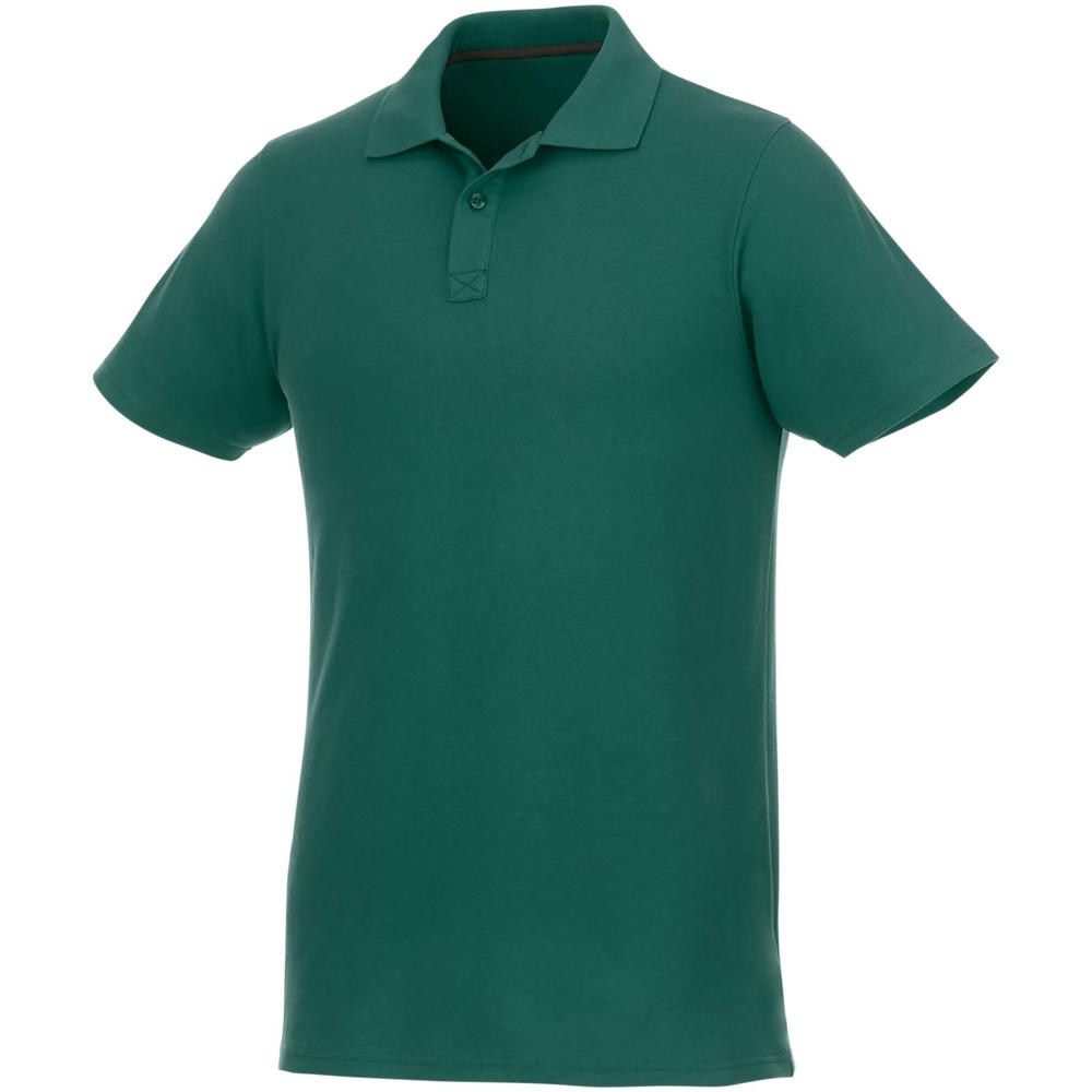 Helios herenpolo met korte mouwen - kopen of bedrukken - Bosgroen