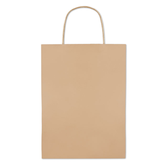 PAPER MEDIUM - Papieren tas Medium 150 gr/m² - kopen of bedrukken - beige