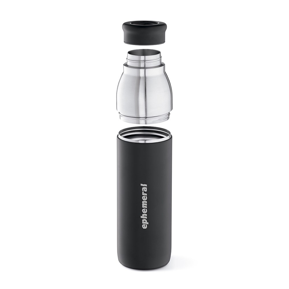 Colorado fles gerecycled roestvrij staal 760 ml - Zwart