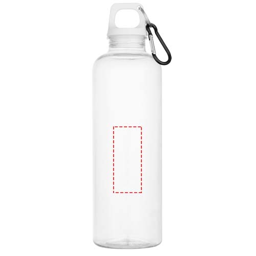Oregon 750 ml waterfles van RCS-gecertificeerd gerecycled plastic met karabijnhaak