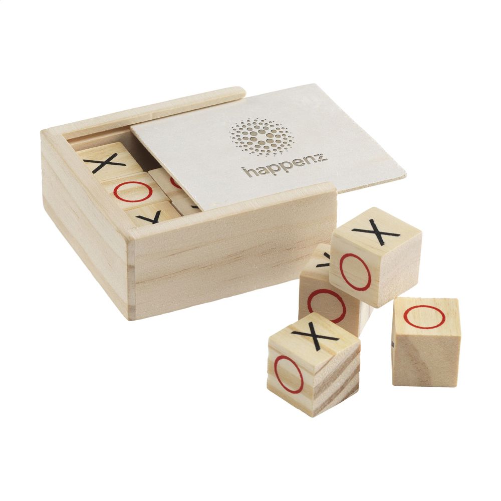 Tic Tac Toe Game Bamboo spel - bedrukt of onbedrukt verkrijgbaar