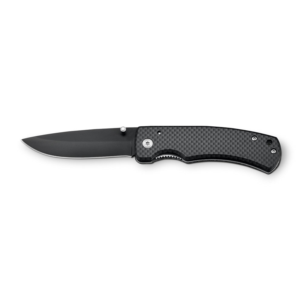 ALICK. Zakmes van koolstofvezelgecoat aluminium