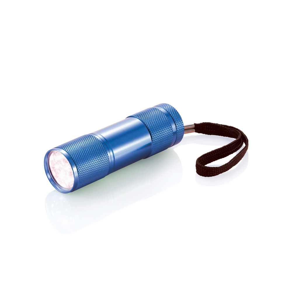 Quattro zaklamp - bedrukt of onbedrukt verkrijgbaar - blauw (± PMS 2935)