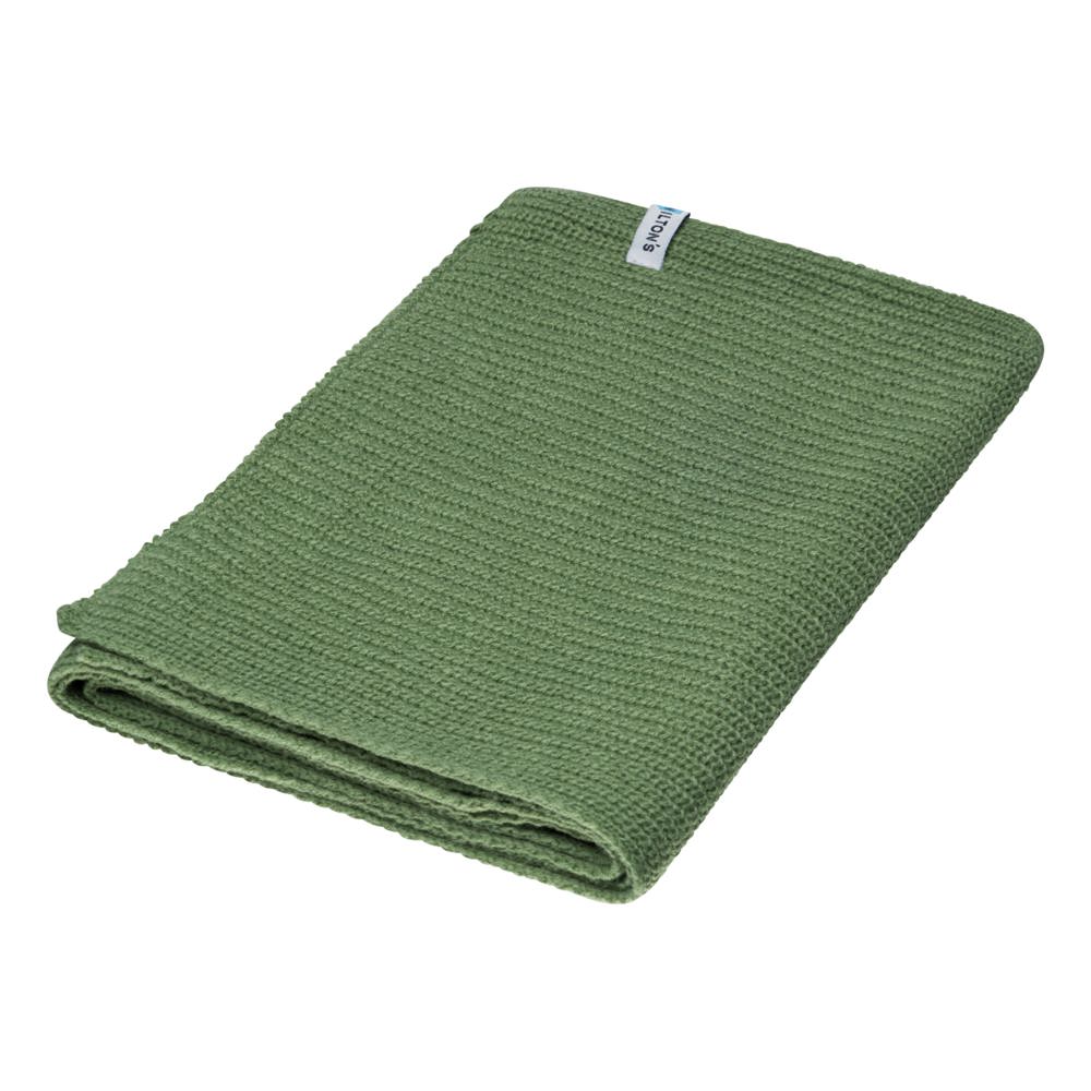 Grof gebreide sjaal - voor bedrijven en relatiegeschenken - Saliegroen (556C) / Saliegroen