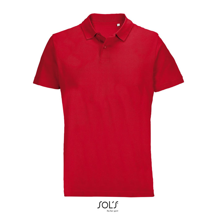 PULSE - PULSE UNISEX POLO - met logo of onbedrukt bestellen - Rood
