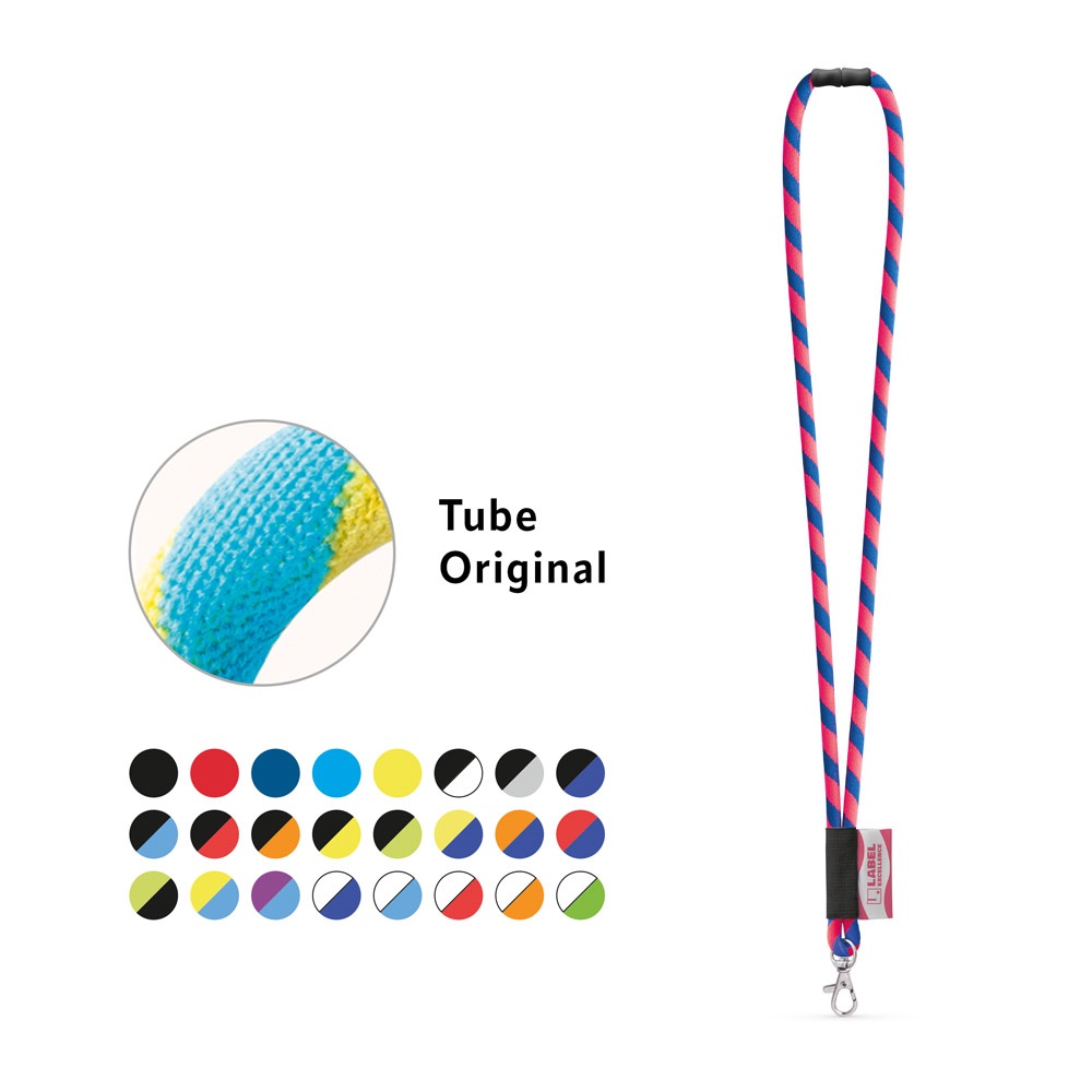 WISBECH. Op maat gemaakte polyamide lanyard - voor bedrijven en relatiegeschenken