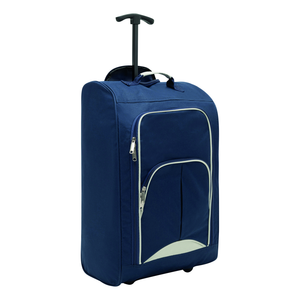 VIENNA - Trolley-boardcase van 600D polyester - kopen of bedrukken - Blauw