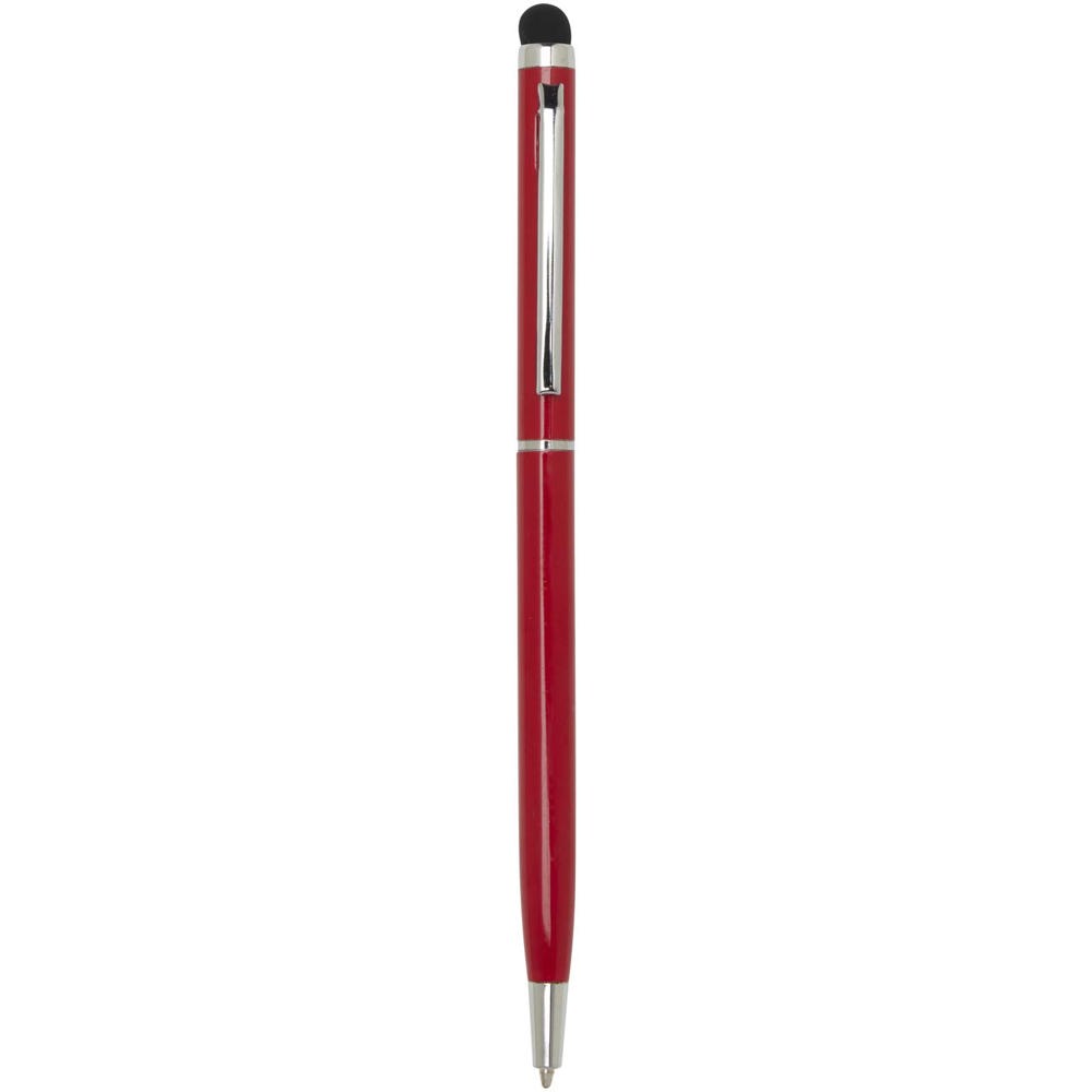 Ore aluminium balpen met stylus (blauwe inkt) - met logo of onbedrukt bestellen