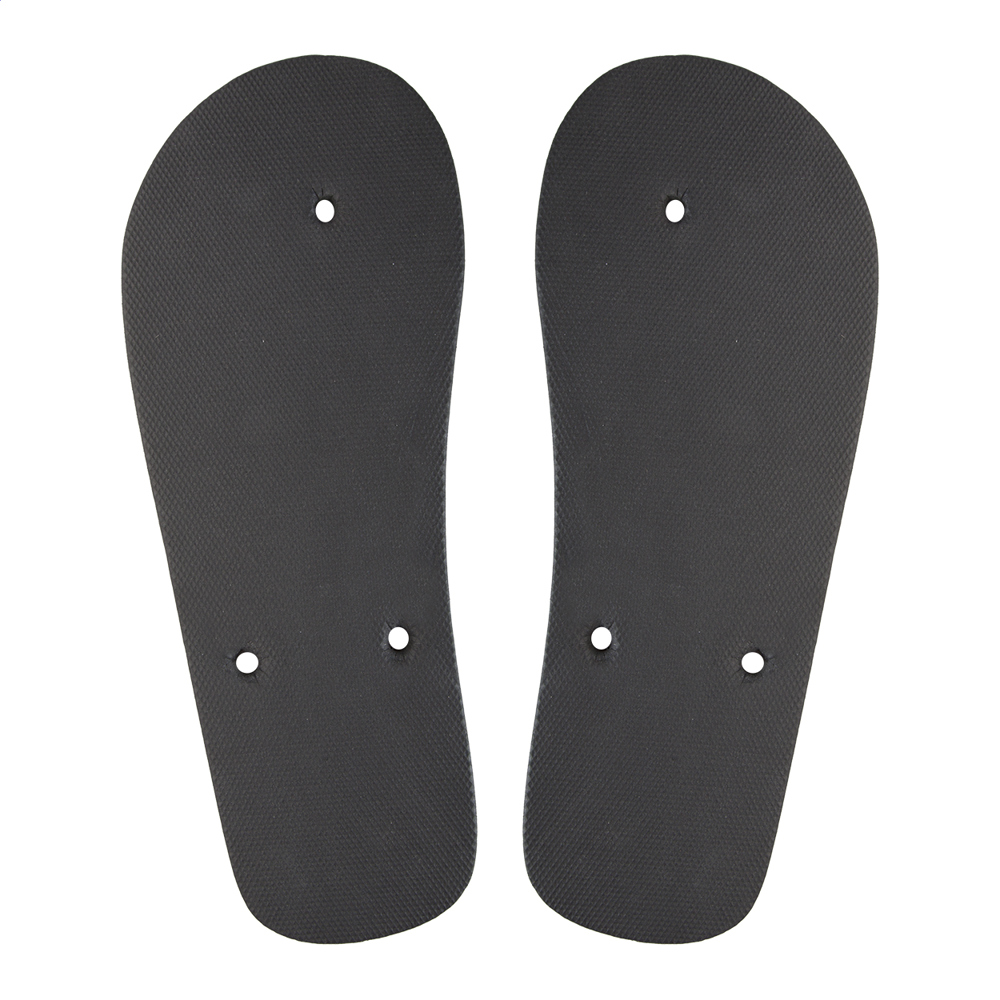 CreaPlaya - custom made strand slippers - kopen of bedrukken - 42-44-zwart (A)
