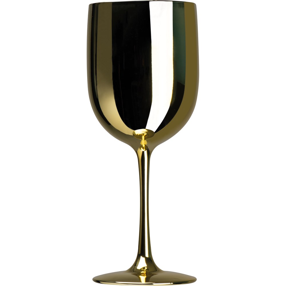 Hoogglans champagneglas van kunststof