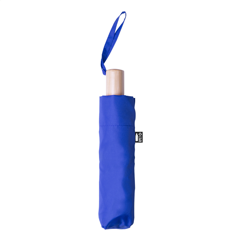 Brosoboo - RPET-paraplu - voor bedrijven en relatiegeschenken - blauw