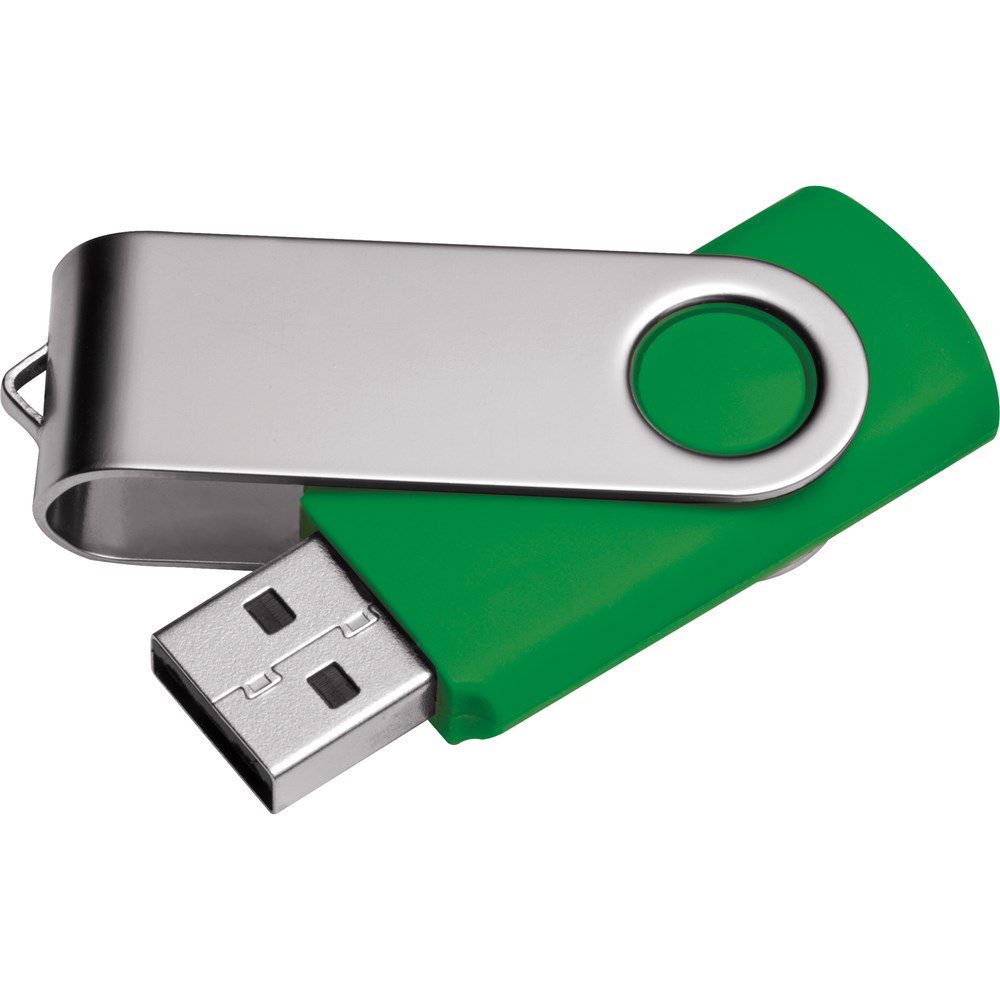 USB-stick16GB - bedrukt of onbedrukt verkrijgbaar - Groen