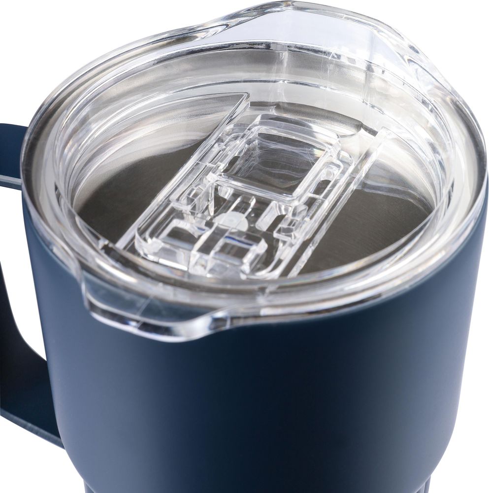 Gerecyclede roestvrijstalen dubbelwandige reismok (450 ml) Calo