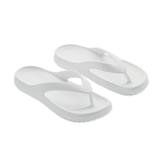 EVASLIP - Volledig EVA-slippers 44/45 - met logo of onbedrukt bestellen - Wit