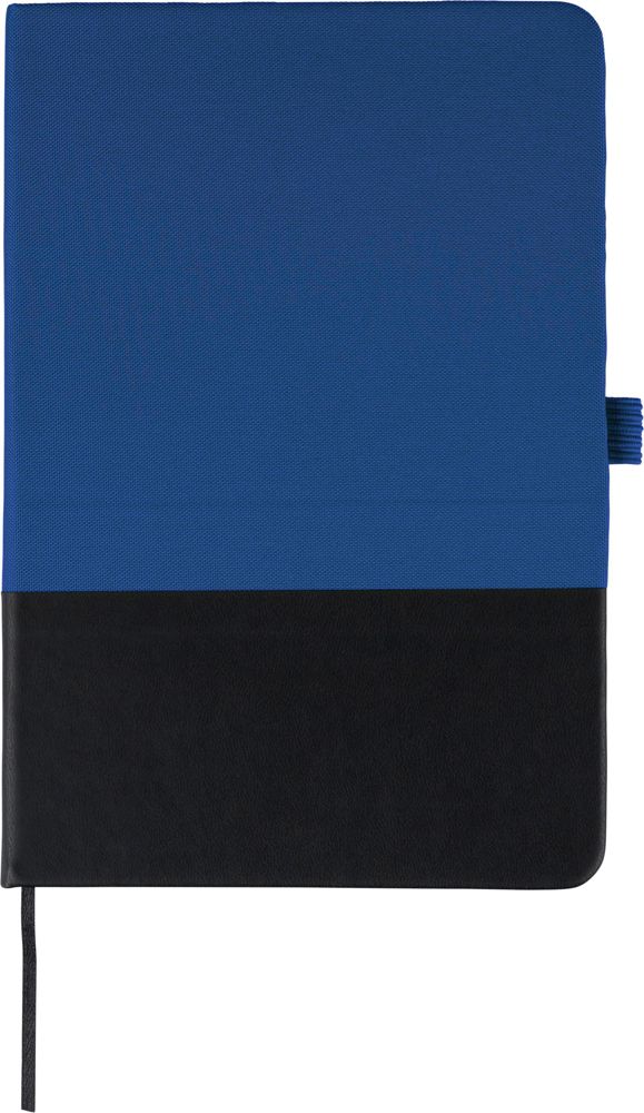 rPET notitieboek (A5) Yuna - met logo of onbedrukt bestellen - kobaltblauw