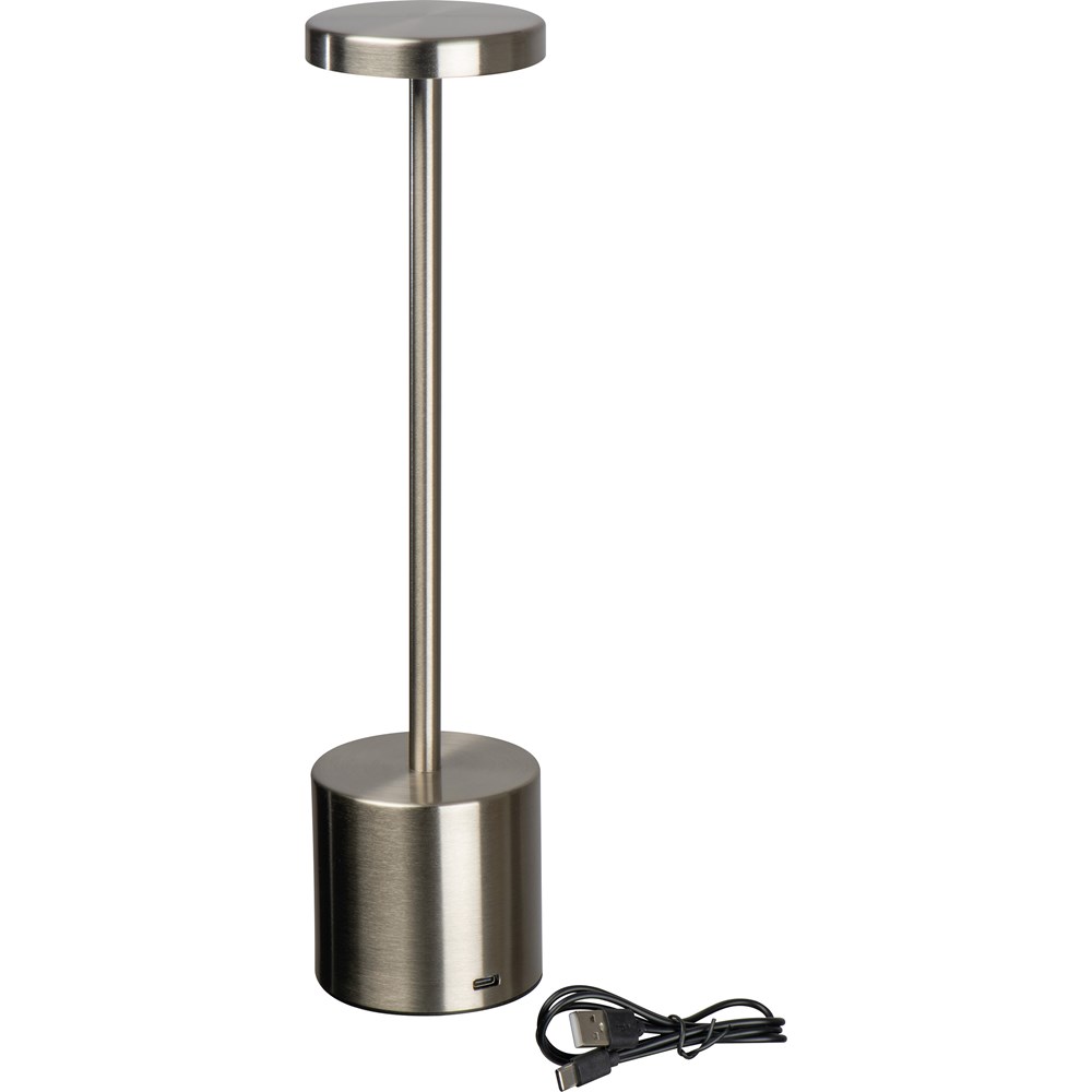 RVS Tafellamp met accu