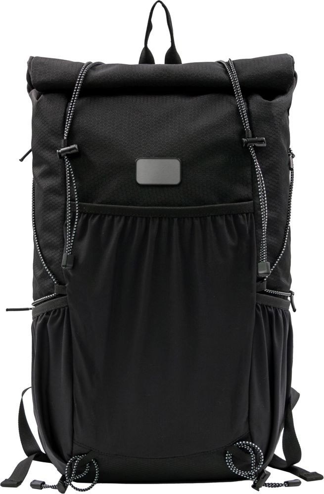 BrandCharger Venturer roll-top rugzak - met logo of onbedrukt bestellen - zwart