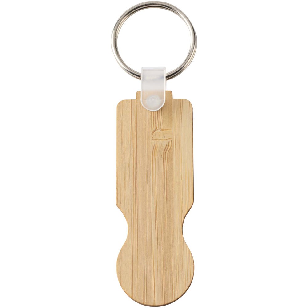 Ronan bamboe trolley sleutelhanger